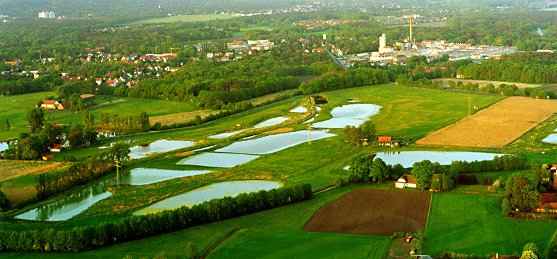 luftbild rieselfelder